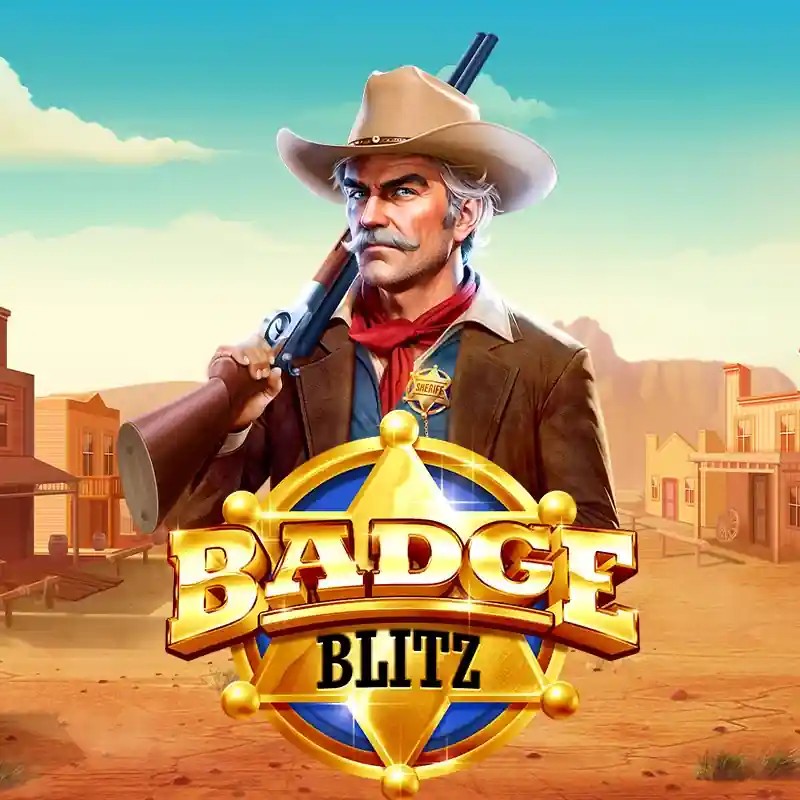Badge Blitz casino game by Pragmatic Play – featured logo at Westace Casino