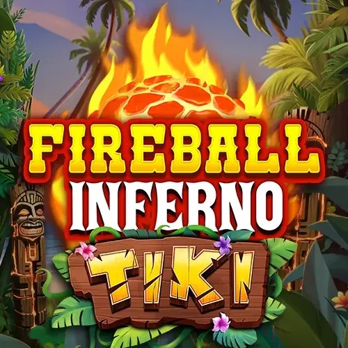 Fireball Inferno Tiki slot visual from NetEnt available on westacecasinoo.com
