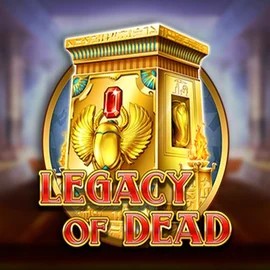 Slots logo of Legacy of Dead from Play'n GO at Westace Casino