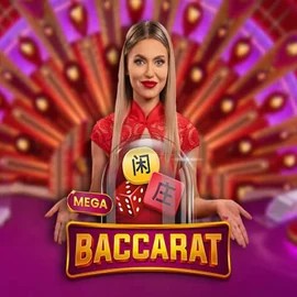 Mega Baccarat casino game by Pragmatic Play – featured logo at Westace Casino