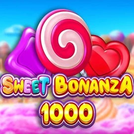 Sweet Bonanza 1000 online game logo by Pragmatic Play on westacecasinoo.com